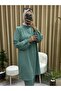 Patterned Tunic Set Mint Green - 3