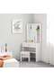Supreme 1-Drawer Tall Dresser with Stool & Mirror - Elegant White Bedroom Storage - 2-Year Warranty - 5