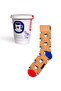 1 Pack Coffee Cup Gift Set Socks