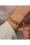 Gold Color Jewelry Chain Octavius Steel Bracelet