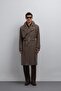 Light Brown Relax Fit Men's Trench Coat - 3