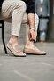 Timo Beige Suede Men's Leather Shoes - 4