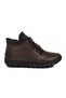 Brown Genuine Leather Women's Boots with Fleece Inside, Non-Slip Zipper 3615 Z - 2