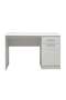 Supreme 1-Door & 1-Drawer Study Desk - White, Engineered Wood, 2-Year Warranty, Modern Design - 2