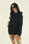 Women's Winter Regular Cotton Fleece Lined Kangaroo Pocket K Hooded Sweatshirt - 8