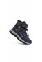 Dark Blue Camouflage Boys' Fur-Lined Staple-Fastened Boots