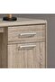 Supreme 1-Door & 1-Drawer Study Desk in French Sonoma Oak - Durable Engineered Wood, 2-Year Warranty - 7