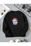 New Year's Themed Printed Long Sleeve T-Shirt for Children - 3