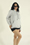 Women's Winter Regular Cotton Fleece Lined Kangaroo Pocket K Hooded Sweatshirt - 5