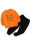 Ribbon Printed 3-Ply Children's Tracksuit Set