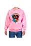 pembe kapsonlu sweatshirt - 4