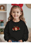 New Year's Themed Printed Long Sleeve T-Shirt for Children