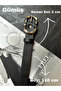 Jade Double Ring Pattern Women's Silver Buckle Belt Coat Belt Dress Belt Trouser Belt - 4
