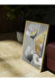 Golden Flowers Trio Framed Set of 3 Mdf Paintings - 3