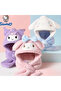 Sanrio Cinnamoroll Cute Blue Color Plush Hooded Scarf - 4