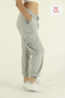 Women's Baggy Parachute Fabric Commando Pocketed Leg Clip Oversized Sweatpants - 4