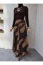Bel Drape Silvery Chiffon Skirt