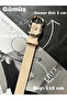 Jade Double Ring Pattern Women's Silver Buckle Belt Coat Belt Dress Belt Trouser Belt - 4