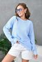 Oversized Sausage Collar Textured Knit Sweater Aw25Kz0082 - 3