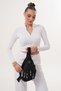 Shop Unisex Black Waterproof Shoulder Bag with USB Headphone Outlet Crossbody Chest Bag - 3