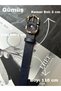 Jade Double Ring Pattern Women's Silver Buckle Belt Coat Belt Dress Belt Trouser Belt - 4