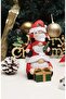 Decorative Triple Lucky Dwarf Santa Claus Christmas Ornament Table Decor Figurine New Year Accessory - 2