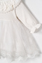 Baby Girl Religious Ceremony Dress with Bandana and Lace ELB1072 - 4