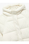 Fleece Lined Inside Long Sleeve Zippered Water Repellent Ka Hooded V Oversized Work Coat - 3
