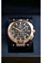 Black Leather Cord Men's Wristwatch Dt202T-04Br - 2