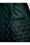 Slim Fit College Printed Cashmere Bomber Jacket with Snap Button Detail - 7