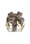 15X15 cm Christmas Gift Package Metal Ornament - Gold Silver Sequined Beaded Luxury Christmas under the Tree Decoration - 7