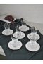 12 Piece Gilded Glass Tea Set Porcelain Tea Set Tea Cup - Pera for 6 People - 5
