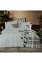 Frances King Size (Battal Boy) 100% Cotton Double-Sided Duvet Cover Set - 2