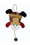 20 cm Plaid Bell Snowman Door Ornament – Christmas Decoration Model with Bell - 2
