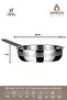 Vento Steel Induction Base 3 Piece Frying Pan Set 20-24-28 cm - 5