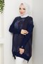 Women's Silk Kupra Mercerized Knitwear Tunic - 5