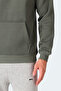Moonlight I Men's Hooded Khaki Sweatshirt - 7