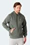 Moonlight I Men's Hooded Khaki Sweatshirt - 3
