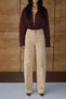7869 Wide Leg Women's Rose Printed Jean Trousers - 4