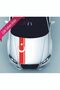 Sticker Front Hood with Crescent and Star Red Sticker Compatible with All Vehicles