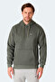 Moonlight I Men's Hooded Khaki Sweatshirt - 5