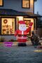 New Year Santa Claus Lighted Inflatable Decor 120cm Home Front Door Shop Santa Claus Decor - 2