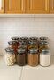 12 Pieces of 3 Different Large Sizes Vacuum Jars with Metal Lids - Storage Container Set - 1300 ml - 850 ml - 600 ml - 3