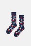 - Multi-Colored Celebration Themed Cotton Socks Set of 3 - 5