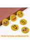 Emoji Erasers for Kids – 70 Pcs Cute Yellow Emoticon Erasers - 4