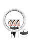 Professional 21 Inch LED Ring Light for Videos, Makeup & Live Streaming with Remote Control - 3