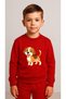 Children's Team Sweatshirt Dog Tongue B Printed Girls Boys Crew Neck3 4-5-6-7-8-9-10-11-12Years
