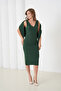 Women's Crew Neck Textured Sweater Dress Two-Piece Knitwear Set - 6