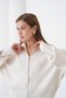 Basic Oversized Turn-Down Collar Zippered Knitwear Cardigan Aw25Hi0059 - 5