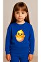 Children's Suit Sweatshirt Baby Chick Ba Printed Iz Boy's Crew Neck3 4-5-6-7-8-9-10-11-12Years